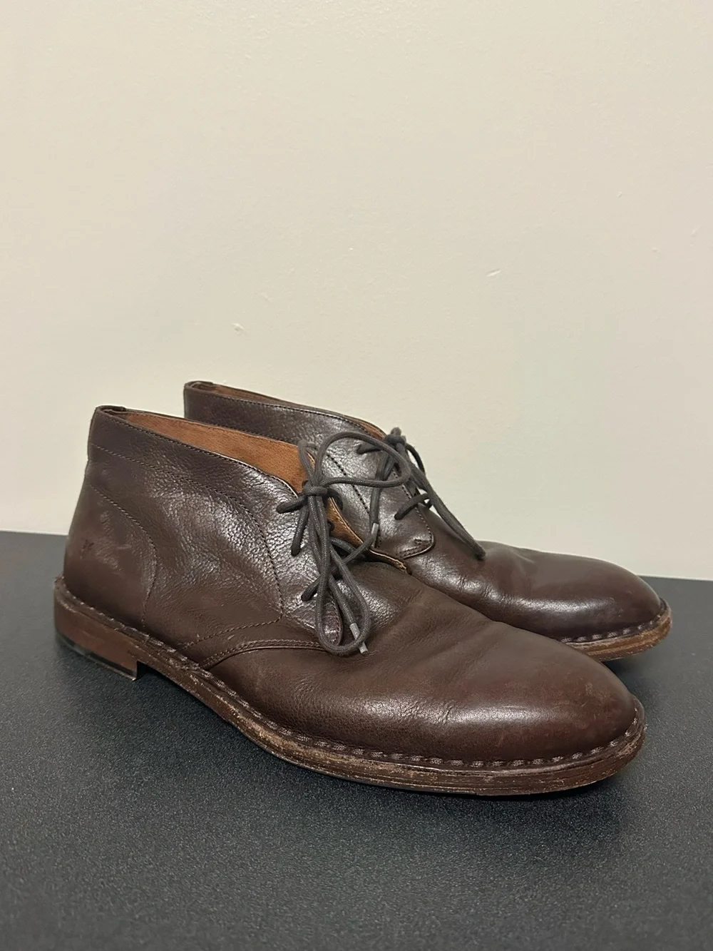 Frye Mark Leather Chukka Boot Brown Leather Mens Size 11 Dress Shoes